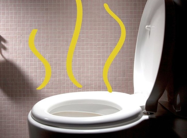 Bồn cầu có mùi hôi